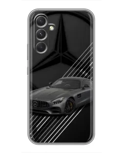 Чехол для Motorola Edge 30 с картинкой «Mercedes AMG — графика»