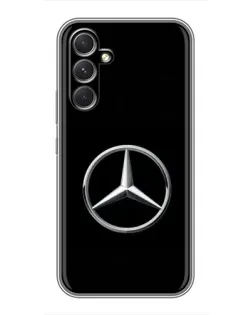 Чехол для Motorola Edge 30 с картинкой «Mercedes классический лого»