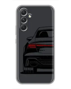 Чехол для Motorola Edge 30 с картинкой «Задняя часть Audi — арт»
