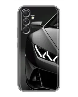 Чохол для Motorola Edge 30 з картинкою «Lamborghini фари деталізація»