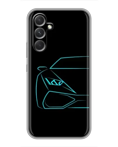 Чохол для Motorola Edge 30 з картинкою «Блакитний силует Lamborghini» Чохол для Motorola Edge 30 з картинкою «Блакитний силует Lamborghini»