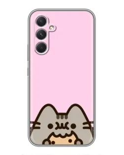 Чехол для Motorola Edge 30 с картинкой «Pusheen и печенье» Чехол для Motorola Edge 30 с картинкой «Pusheen и печенье»