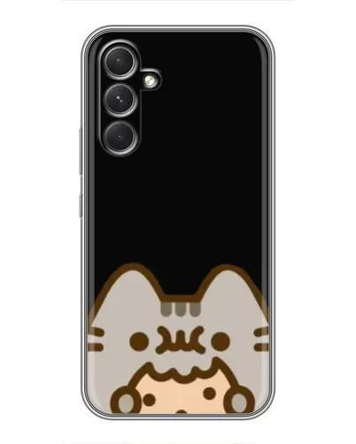 Чехол для Motorola Edge 30 с картинкой «Пушин на черном»