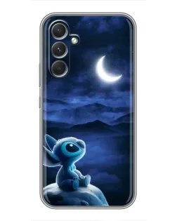 Чехол для Motorola Edge 30 с картинкой «Лунная ночь Стича»