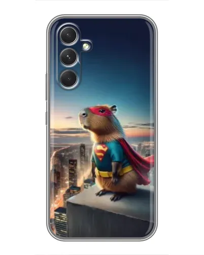 Чехол для Motorola Edge 30 с картинкой «Капи-мен супергерой» Чехол для Motorola Edge 30 с картинкой «Капи-мен супергерой»