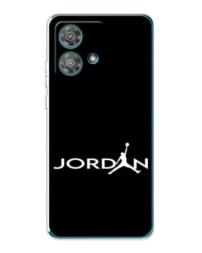 Чехол для Motorola Edge 40 Neo с картинкой «Jordan White Logo» Чехол для Motorola Edge 40 Neo с картинкой «Jordan White Logo»