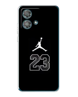 Чехол для Motorola Edge 40 Neo с картинкой «Jordan Flight 23»