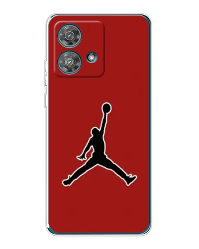 Чехол для Motorola Edge 40 Neo с картинкой «Jordan Red Back» Чехол для Motorola Edge 40 Neo с картинкой «Jordan Red Back»