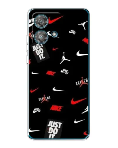 Чехол для Motorola Edge 40 Neo с картинкой «Nike Mix Pattern» Чехол для Motorola Edge 40 Neo с картинкой «Nike Mix Pattern»