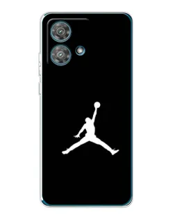 Чехол для Motorola Edge 40 Neo с картинкой «Jordan Silhouette»