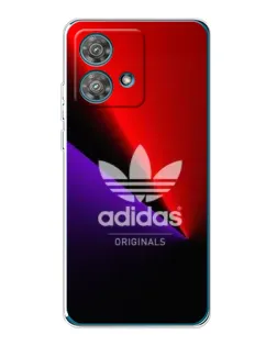 Чехол для Motorola Edge 40 Neo с картинкой «Adidas Red Neon»