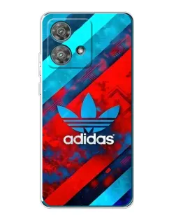 Чехол для Motorola Edge 40 Neo с картинкой «Абстракция Adidas»