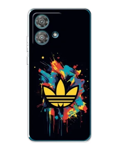 Чехол для Motorola Edge 40 Neo с картинкой «Adidas Splash»