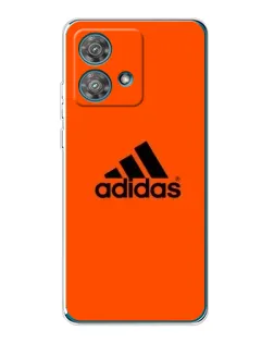 Чехол для Motorola Edge 40 Neo с картинкой «Adidas Ukraine»