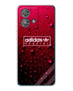 Чехол для Motorola Edge 40 Neo с картинкой «Adidas Gold Marble»