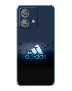 Чехол для Motorola Edge 40 Neo с картинкой «Adidas Water Drops»