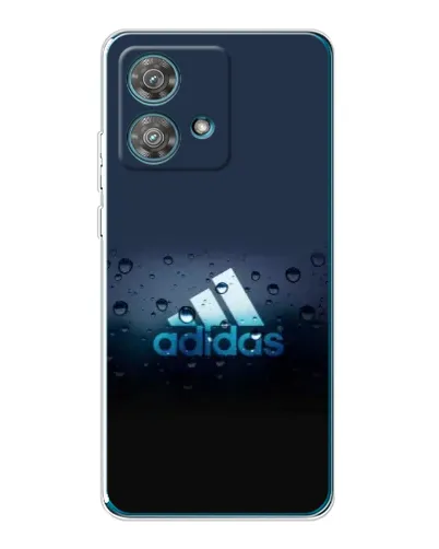 Чехол для Motorola Edge 40 Neo с картинкой «Adidas Water Drops»