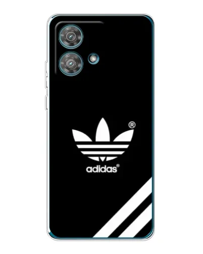 Чехол для Motorola Edge 40 Neo с картинкой «Adidas с диагональными полосами»