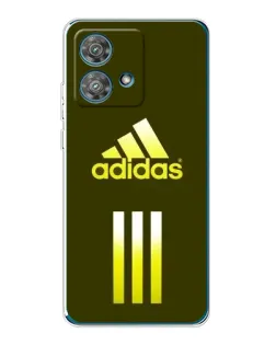 Чехол для Motorola Edge 40 Neo с картинкой «Оливковый градиент Adidas»