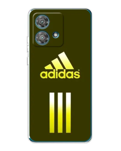Чехол для Motorola Edge 40 Neo с картинкой «Оливковый градиент Adidas»
