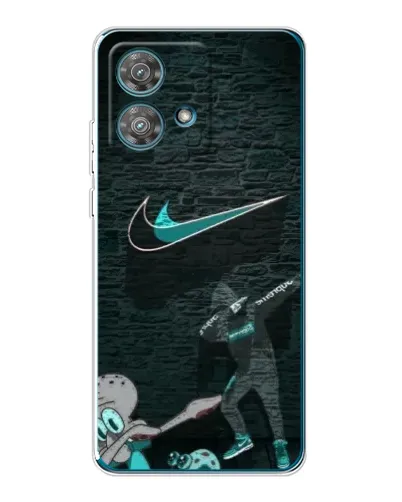 Чехол для Motorola Edge 40 Neo с картинкой «Спортивный арт Nike»