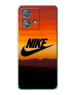 Чехол для Motorola Edge 40 Neo с картинкой «Nike — вечерний горизонт»