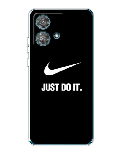 Чехол для Motorola Edge 40 Neo с картинкой «Классический принт Nike»