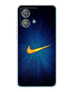 Чохол для Motorola Edge 40 Neo з картинкою «Синій пульс Nike»