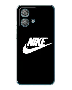 Чохол для Motorola Edge 40 Neo з картинкою «Мазки фарби Nike»
