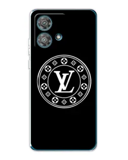 Чехол для Motorola Edge 40 Neo с картинкой «LV — печать стиля»