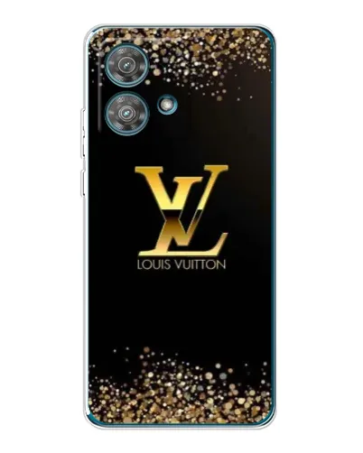Чехол для Motorola Edge 40 Neo с картинкой «LV — золотые искры» Чехол для Motorola Edge 40 Neo с картинкой «LV — золотые искры»
