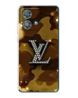 Чехол для Motorola Edge 40 Neo с картинкой «Камуфляжный Louis Vuitton»