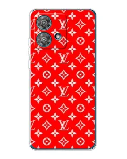 Чехол для Motorola Edge 40 Neo с картинкой «Яркий паттерн LV»