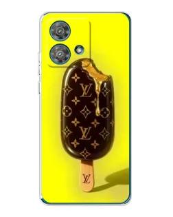 Чехол для Motorola Edge 40 Neo с картинкой «Мороженое от LV»