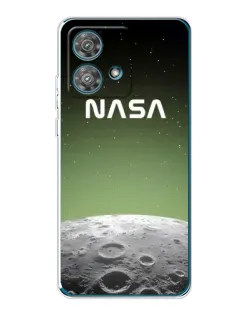 Чехол для Motorola Edge 40 Neo с картинкой «NASA — лунный градиент»