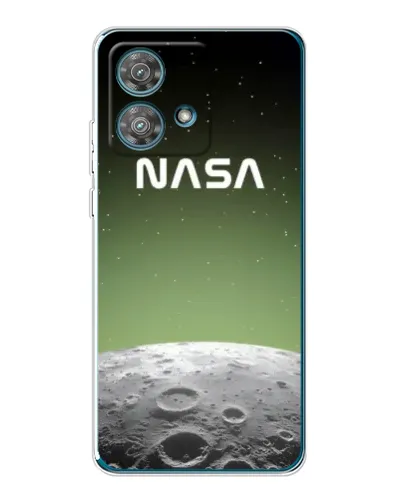 Чехол для Motorola Edge 40 Neo с картинкой «NASA — лунный градиент»