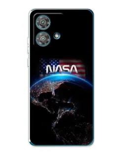 Чехол для Motorola Edge 40 Neo с картинкой «Земля из космоса NASA»