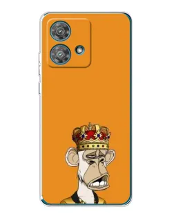 Чехол для Motorola Edge 40 Neo с картинкой «Золотая обезьяна Bored Ape»