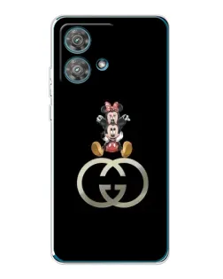 Чехол для Motorola Edge 40 Neo с картинкой «Минни Маус на лого» Чехол для Motorola Edge 40 Neo с картинкой «Минни Маус на лого»