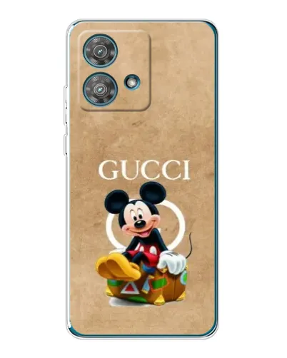 Чехол для Motorola Edge 40 Neo с картинкой «Микки Маус Gucci — крафт» Чехол для Motorola Edge 40 Neo с картинкой «Микки Маус Gucci — крафт»