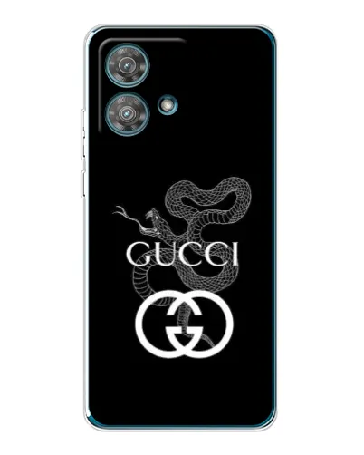 Чехол для Motorola Edge 40 Neo с картинкой «Gucci — серебряная змея» Чехол для Motorola Edge 40 Neo с картинкой «Gucci — серебряная змея»