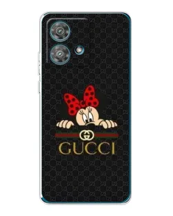 Чехол для Motorola Edge 40 Neo с картинкой «Минни Маус Gucci — черный» Чехол для Motorola Edge 40 Neo с картинкой «Минни Маус Gucci — черный»