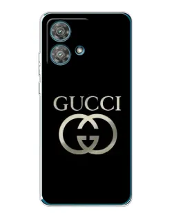 Чехол для Motorola Edge 40 Neo с картинкой «Gucci — золото на черном» Чехол для Motorola Edge 40 Neo с картинкой «Gucci — золото на черном»
