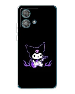 Чехол для Motorola Edge 40 Neo с картинкой «Электрическая Kuromi»