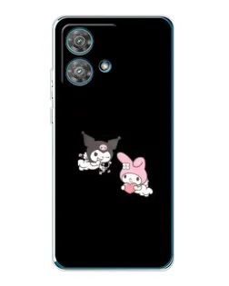 Чехол для Motorola Edge 40 Neo с картинкой «My Melody и Kuromi»