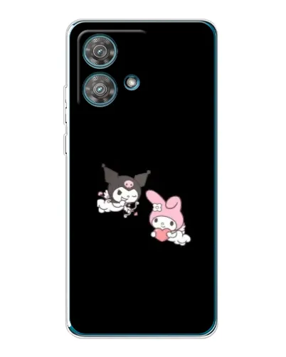 Чехол для Motorola Edge 40 Neo с картинкой «My Melody и Kuromi»