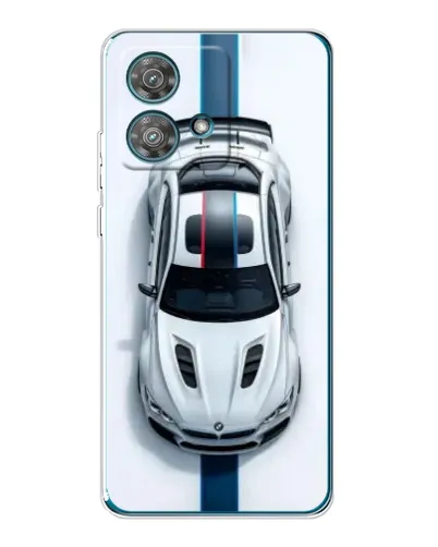 Чехол для Motorola Edge 40 Neo с картинкой «Вид сверху — BMW M»