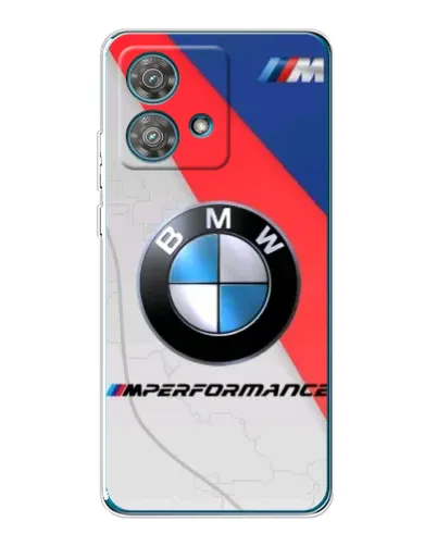 Чехол для Motorola Edge 40 Neo с картинкой «BMW Performance стиль»