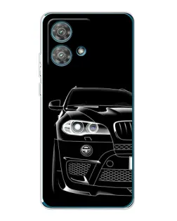 Чехол для Motorola Edge 40 Neo с картинкой «Темный силуэт BMW»