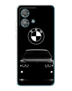 Чехол для Motorola Edge 40 Neo с картинкой «BMW — взгляд из темноты»